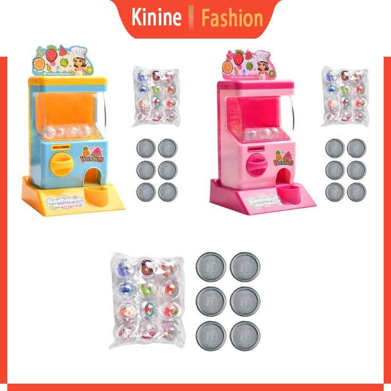 KIN Mini Vending Machine Game Vending Grabber Gashapon สําหรับเด็กวัยหัดเดินทารก