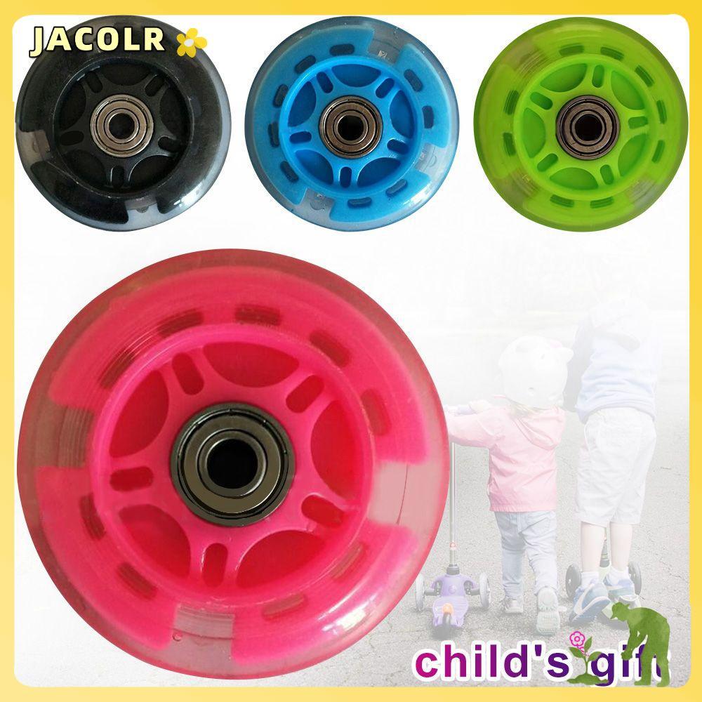 JACOLR Scooter Wheel คุณภาพสูง 4 สี Light Kids Scooter Bearings