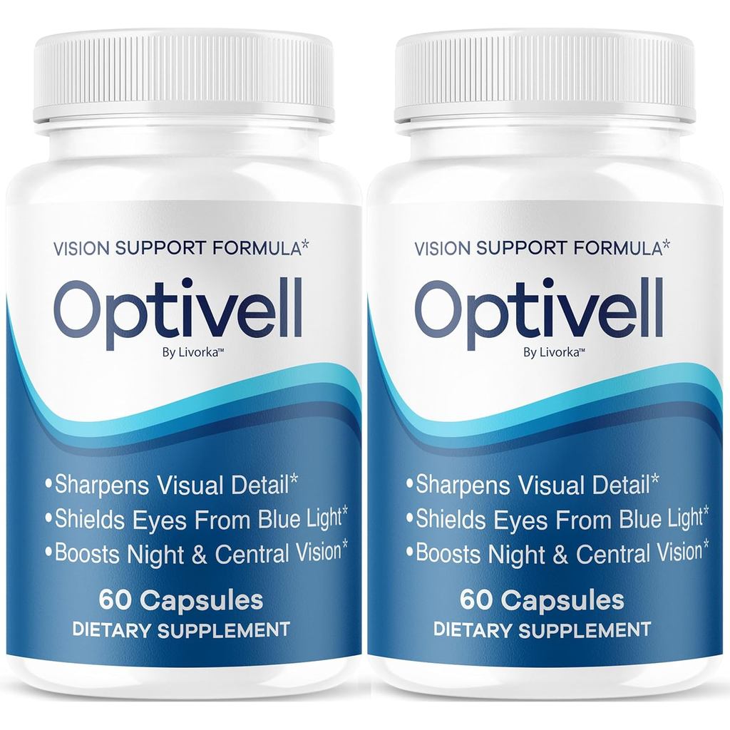 (2 แพ็ค) Optivell Eye Capsules - Official Optivell Advanced Premium Vision Support Pills - ความแรงสู