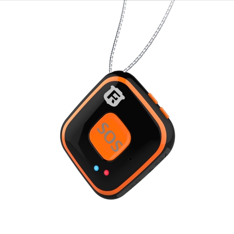 ใหม่ REACHFAR V28 สร้อยคอสไตล์ GSM Mini LBS WiFi APGPS Tracker SOS Communicator