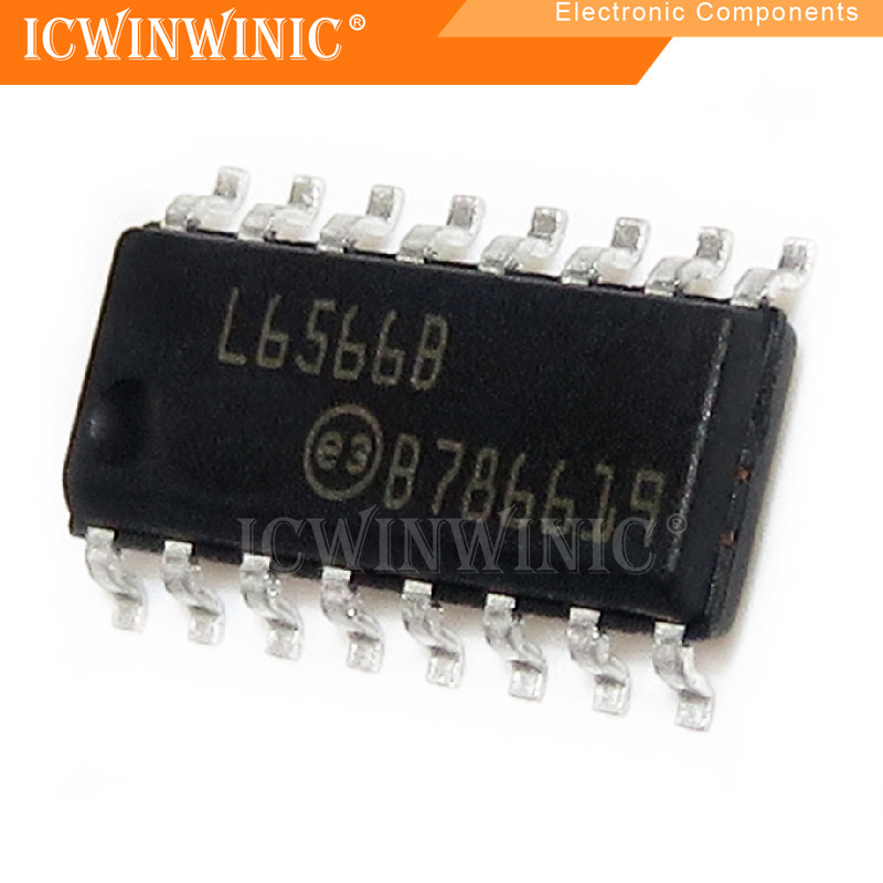 5 ชิ้น L6566B L6566 SOP-16 ส่วนประกอบอิเล็กทรอนิกส์