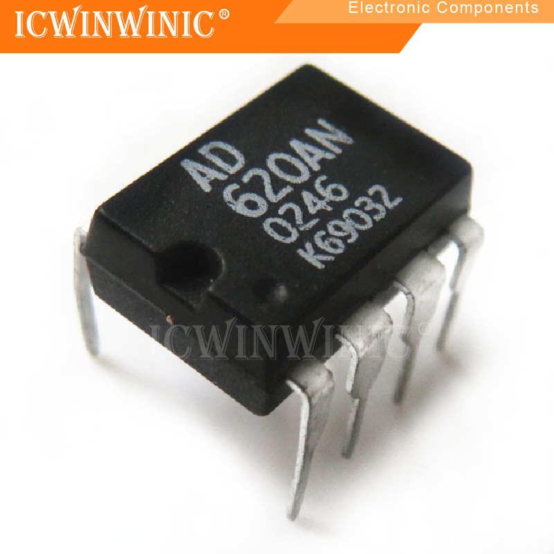 5 ชิ้น AD620ANZ AD620AN DIP-8 วงจรรวม IC