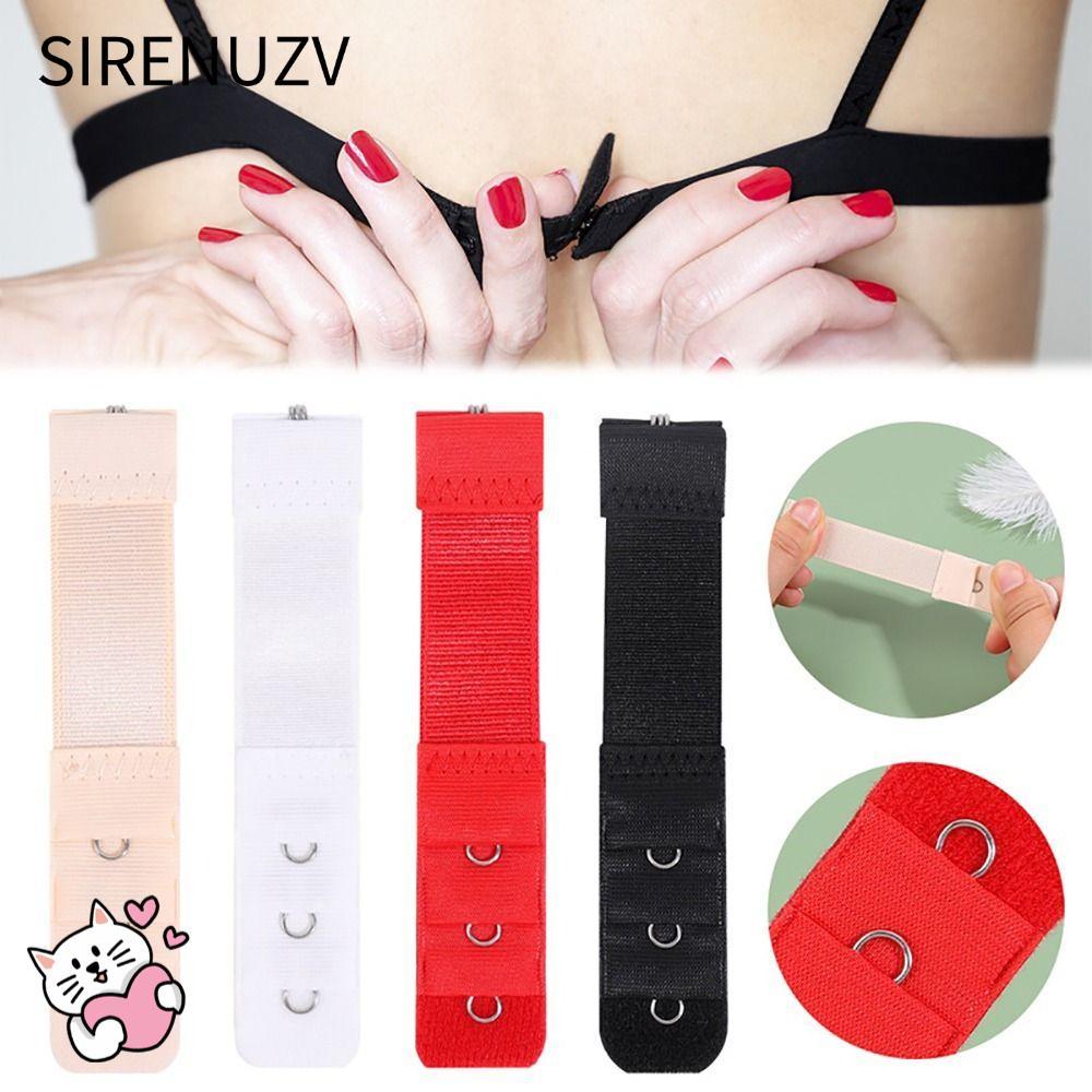 ไซเรนUZV 1/8 ชิ้น Bra Extender, เข็มขัดหัวเข็มขัดไนลอน Clasp Bra ขยายหัวเข็มขัด,ทนทานปรับ 1 แถว 3 ตะขอชุดชั้นในอุปกรณ์เสริมสายรัดตะขอคลิป Expander ผู้หญิง