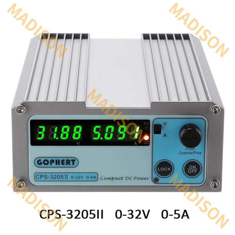 Gophert CPS-3205II/CPS-6003II 110V/220VAC ถึง 0-32V 0-5A Mini DC ปรับ Digital Switching Power Supply