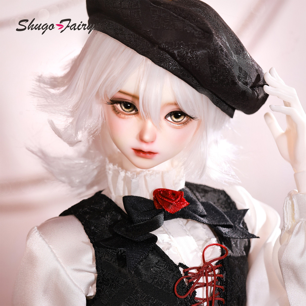 ShugaFairy 1/4 Ezra ชุด A Ball Jointed ตุ๊กตา, Gothic Aesthetics Prince แม่เหล็กหางหูอุปกรณ์เสริมรูป