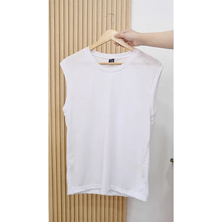เสื้อแขนกุดสีพื้นใส่สบายเนื้อผ้านุ่มใส่สบาย