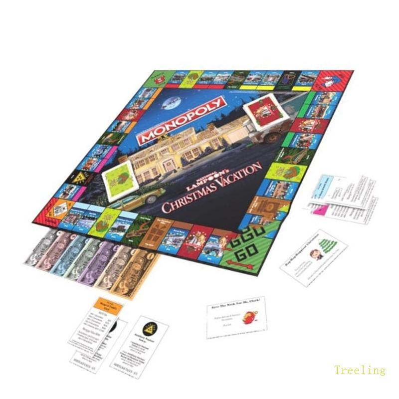 Treeling Christmas Vacation Theme Board Game Festival Entertainment Game Toy