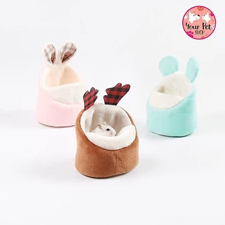 ที่นอนสัตว์เล็ก ที่นอนหนู ที่นอนกระรอก 10x11.5cm ที่นอนนุ่มนิ่ม ที่นอนแฮมเตอร์ Small Pet Bed