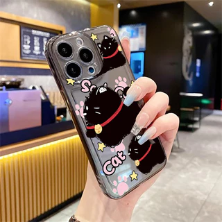 🌼KingMall🌼อซัมซุงลายหวานอวกาศใสกันตกพรีเมียมกันรอยสไตล์เกาหลี SAMSUNG A15 A14 A13 A05 A23 A16 A06 A55 A54 A50 A30S