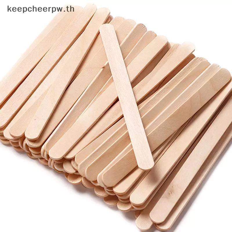 100PCS ผู้หญิงกําจัดขน Sti ทิ้ง Depilation ไม้พายขี้ผึ้ง Stis ไม้ Face Eyebrows แว็กซ์ไม้พายเครื่องมือความงาม
