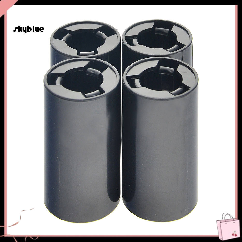 [Sy] 4 ชิ้นแบตเตอรี่ Adaptor Adapter Switcher Converter Case ผู้ถือกล่องสําหรับ AA ถึง C ขนาด