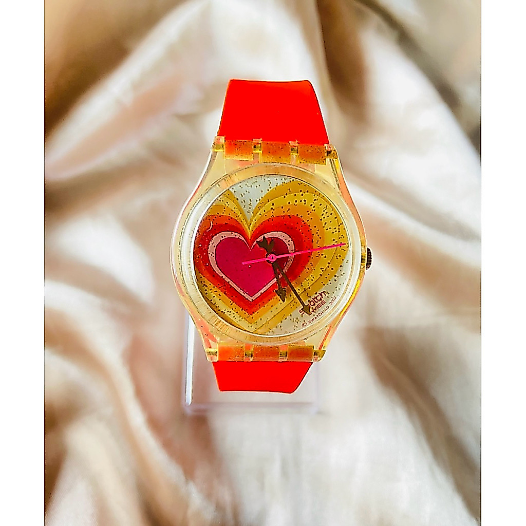 นาฬิกา swatch มือสองของแท้ สายยาว 22 ซม.