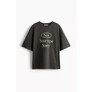 H&M(เอชแอนด์เอ็ม) เสื้อยืดพิมพ์ลาย ผู้หญิง 1349083_1
