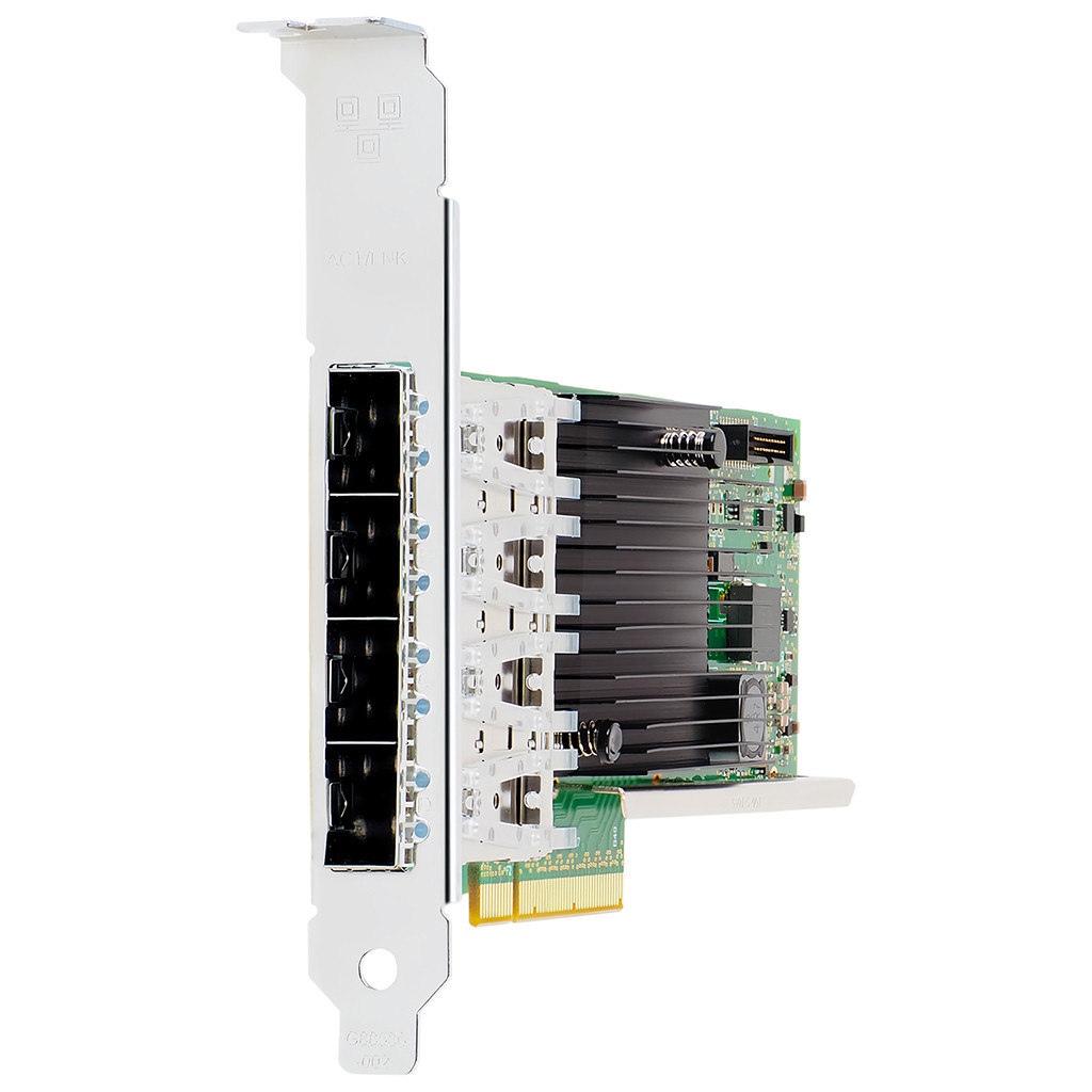 XT-XINTE XL710BM1 ชิป PCI-E X8 10G 10G Quad พอร์ตการ์ดเครือข่ายไฟเบอร์ออปติก X710-DA4