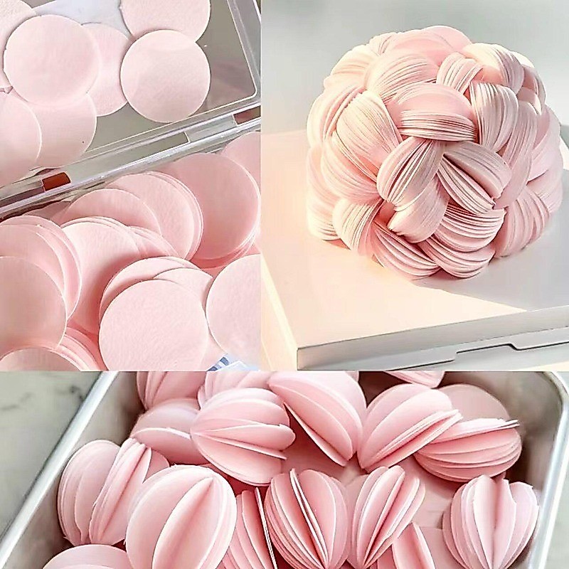 รอบกระดาษเวเฟอร์กินได้ Orchid Toppers, Food-Safe Orchid Flower Cake Decor