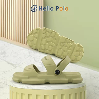 Hello Polo รองเท้าแตะ แฟชั่น กันลื่น 3cmพื้นหนา นุ่มใส่สบาย เหมาะกับฤดู น้ำหนักเบา ที่บ้าน ลางแจ้ง ห้องน้ำ hp8012