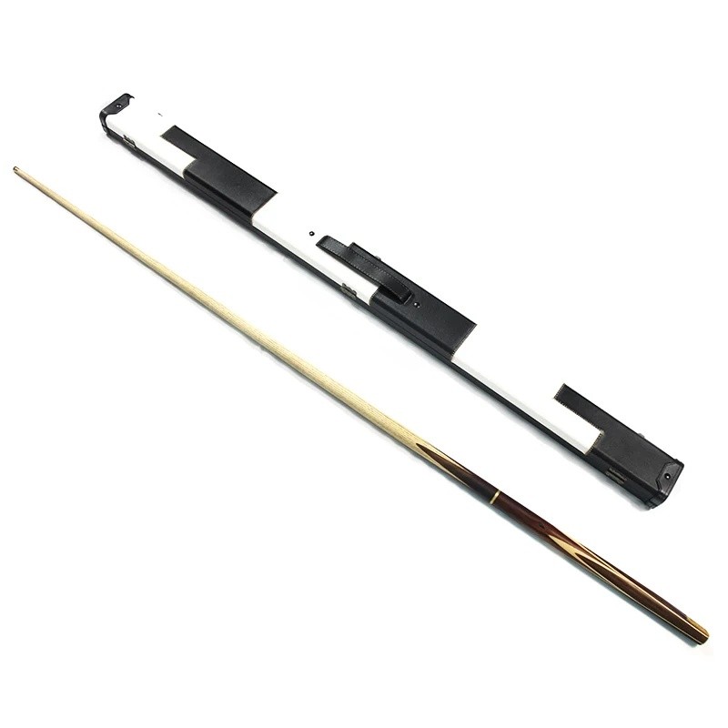 ชุดเข้าคิวบิลเลียด Ash Wood 3/4 Snooker Cue + 3/4 Cue case สําหรับขาย&*--