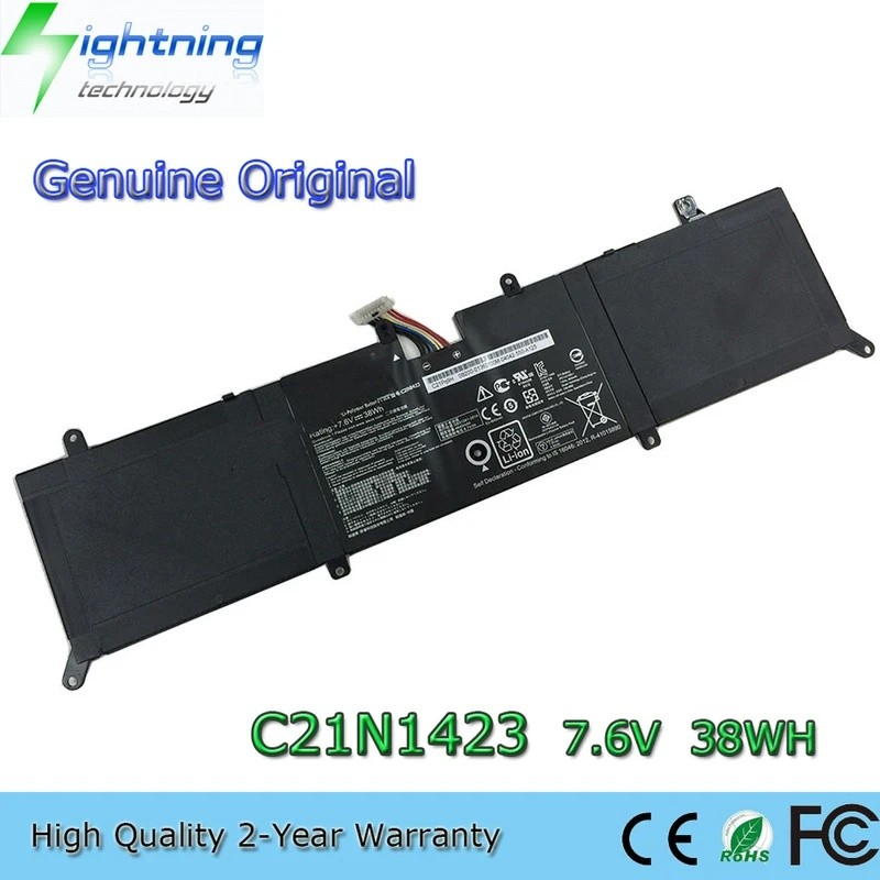 Original C21N1423 7.6V 38Wh แบตเตอรี่แล็ปท็อปสําหรับ Asus F302LA F302LJ F302UA R301LA R301LJ R301UA