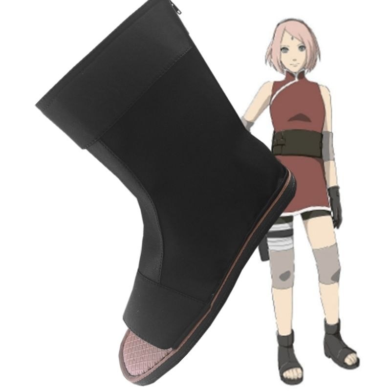 อะนิเมะ Naruto COS รองเท้า Naruto Sasuke Hinda Sakura Matching Ninja รองเท้า cosplay7.18