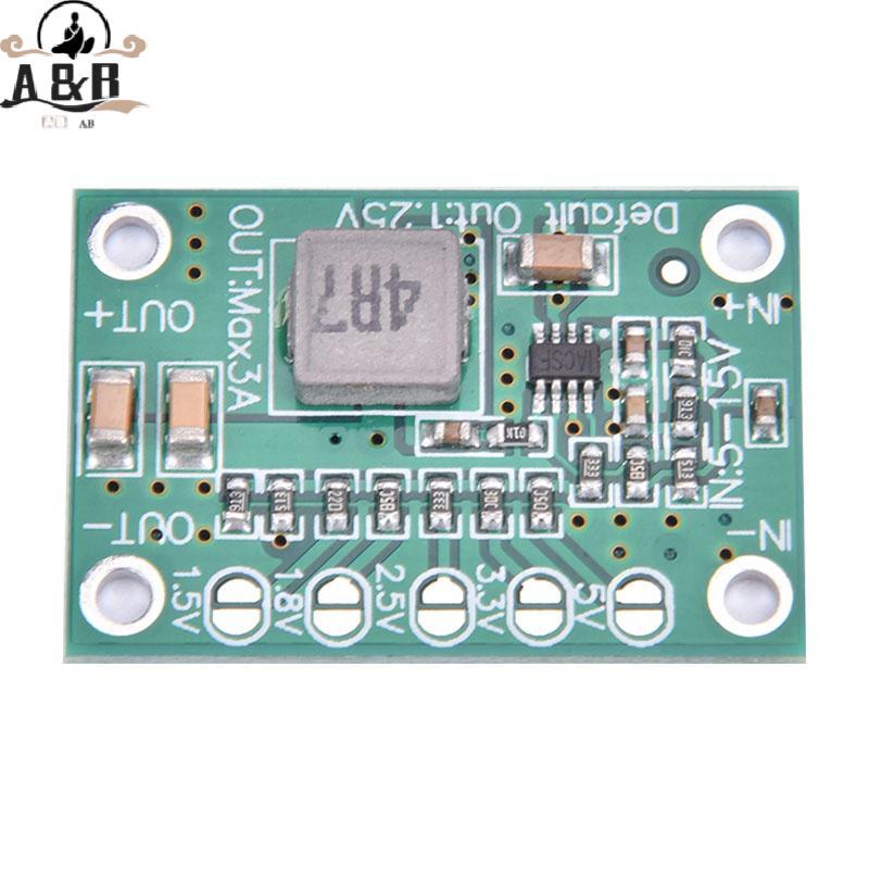 [A&B] DC Step-down Power Converter Board 5~16v ถึง 1.25v 1.5v 1.8v 2.5v 3.3v 5v 3A {vn}