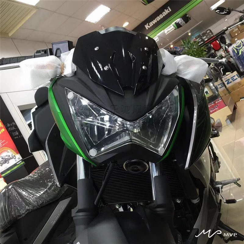 การส่งเสริมการขาย คาวาซากิ Z250 Z300 Z800 ดัดแปลงไฟหน้าฝาครอบป้องกันไฟหน้าแผ่นป้องกันแว่นตาไฟหน้า