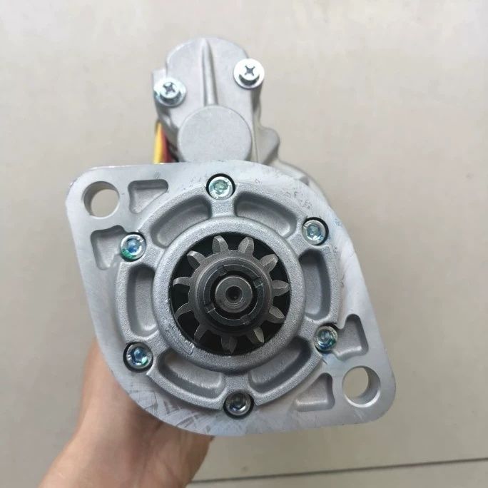 มอเตอร์สตาร์ทแท้คุณภาพสูง JinDi QDJ2510AT QDJ2510A เข้ากับเครื่องยนต์ Yangchai 4102Q 4105Q Yunnei 41