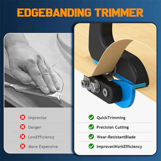 เครื่องตัดขอบไม้ ตัดขอบ PVC Wood Edge Trimmer เครื่องแต่งขอบลามิเนต ลบคมไม้ ใช้งานง่าย งานไม้ DIY