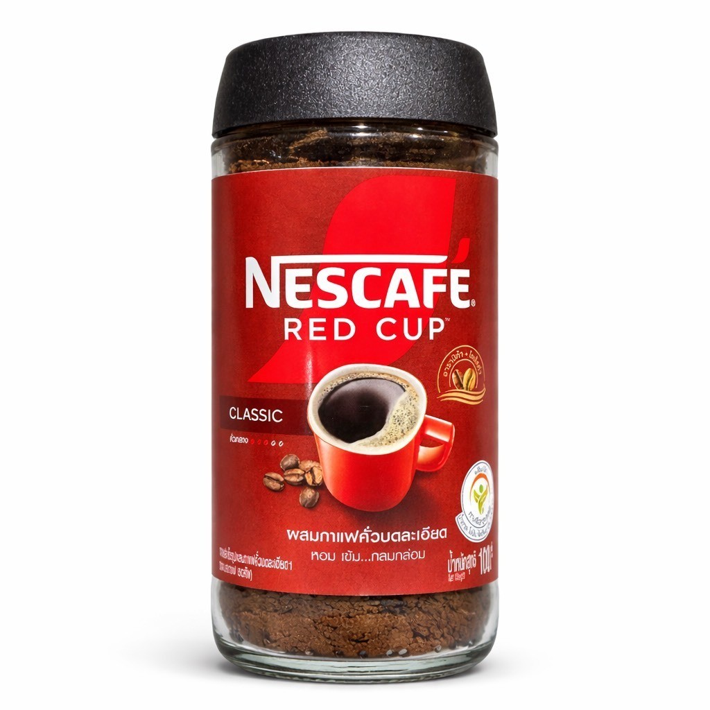 Nescafe Red Cup เนสกาแฟ เรดคัพ แบบขวด ขนาด 100กรัม และ 200กรัม