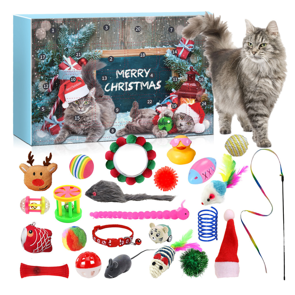 新品猫 มิตรภาพ AlexanderCat Advent Calendar Cat Advent Calendar Dolymian Cat Advent Calendar ของแท้ นาง
