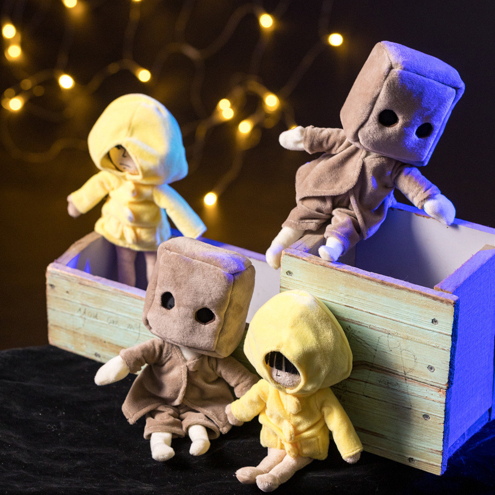 Hot Little Nightmares Plushies เกมผจญภัยตุ๊กตา Six Nomes การ์ตูนตุ๊กตาของขวัญสําหรับเด็ก