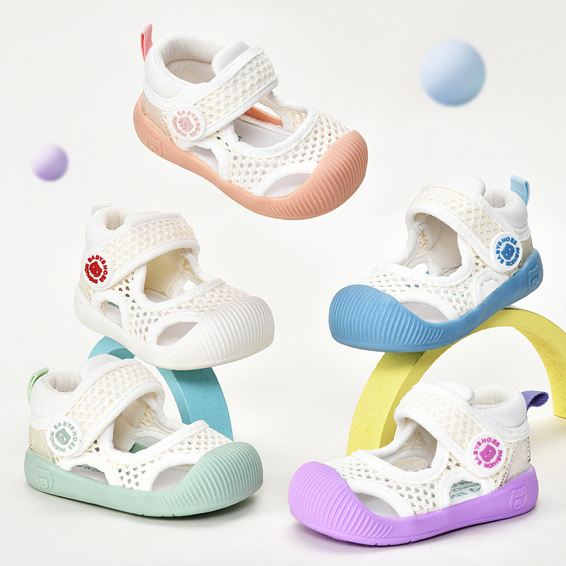 รองเท้าแตะเด็กชายเด็กวัยหัดเดิน One-Year-เก่า Anti-Slip Soft-Soled ทารกสุทธิรองเท้าหญิงรองเท้าเด็ก 2