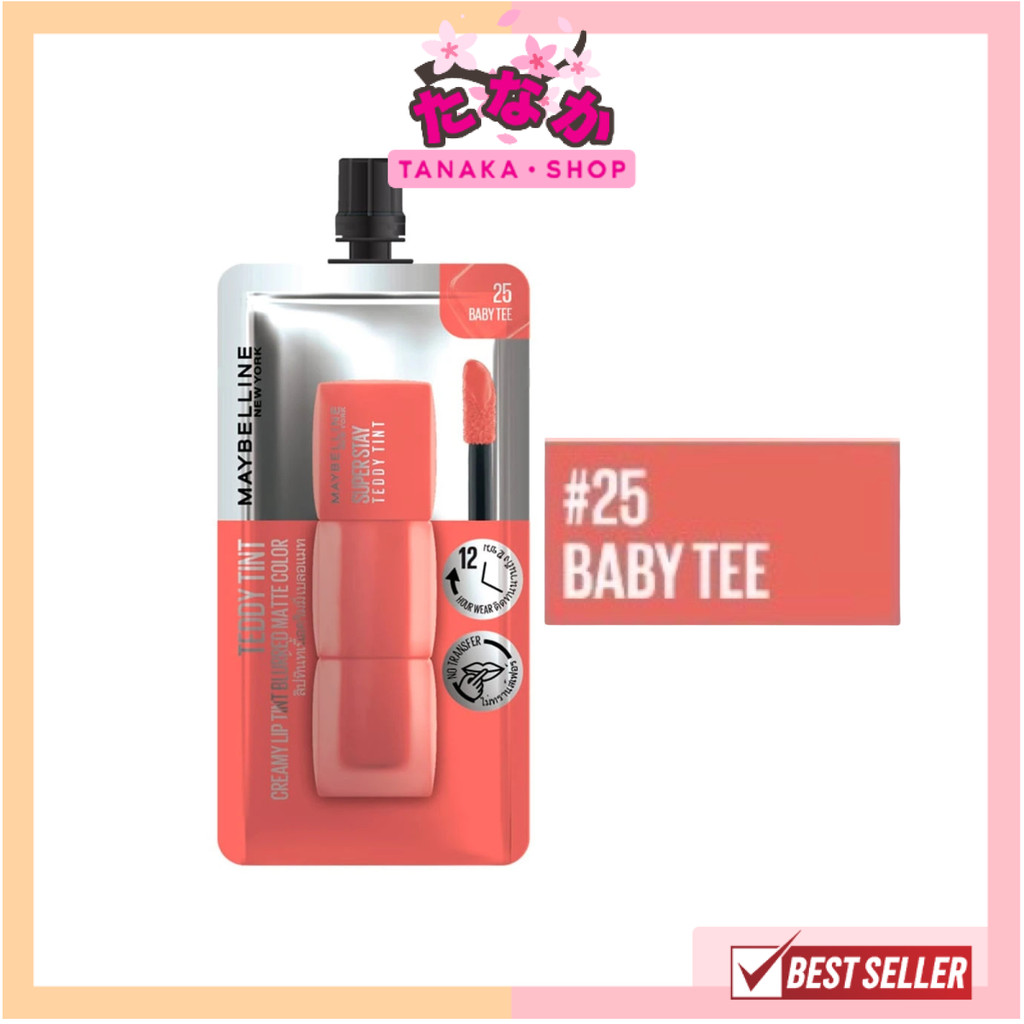 🔥แท้/ถูกที่สุด/ไลฟ์ทุกวัน🔥(1ชิ้น) MAYBELLINE SUPERSTAY TEDDY TINT ซุปเปอร์ สเตย์ เท็ดดี้ ทินท์