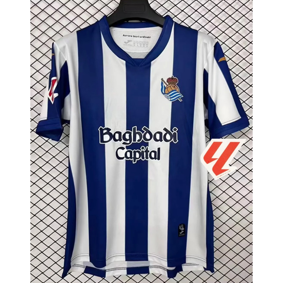 (S-4XL) 26/27 Season Real Sociedad Home Fan Version เสื้อฟุตบอล