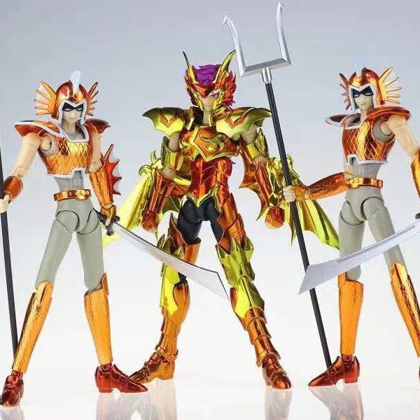 Ready Stock Temple Model Golden Saint Seiya Model Saint Cloth Myth EX Sea Fighter EX เบ็ดเตล็ดทหาร S