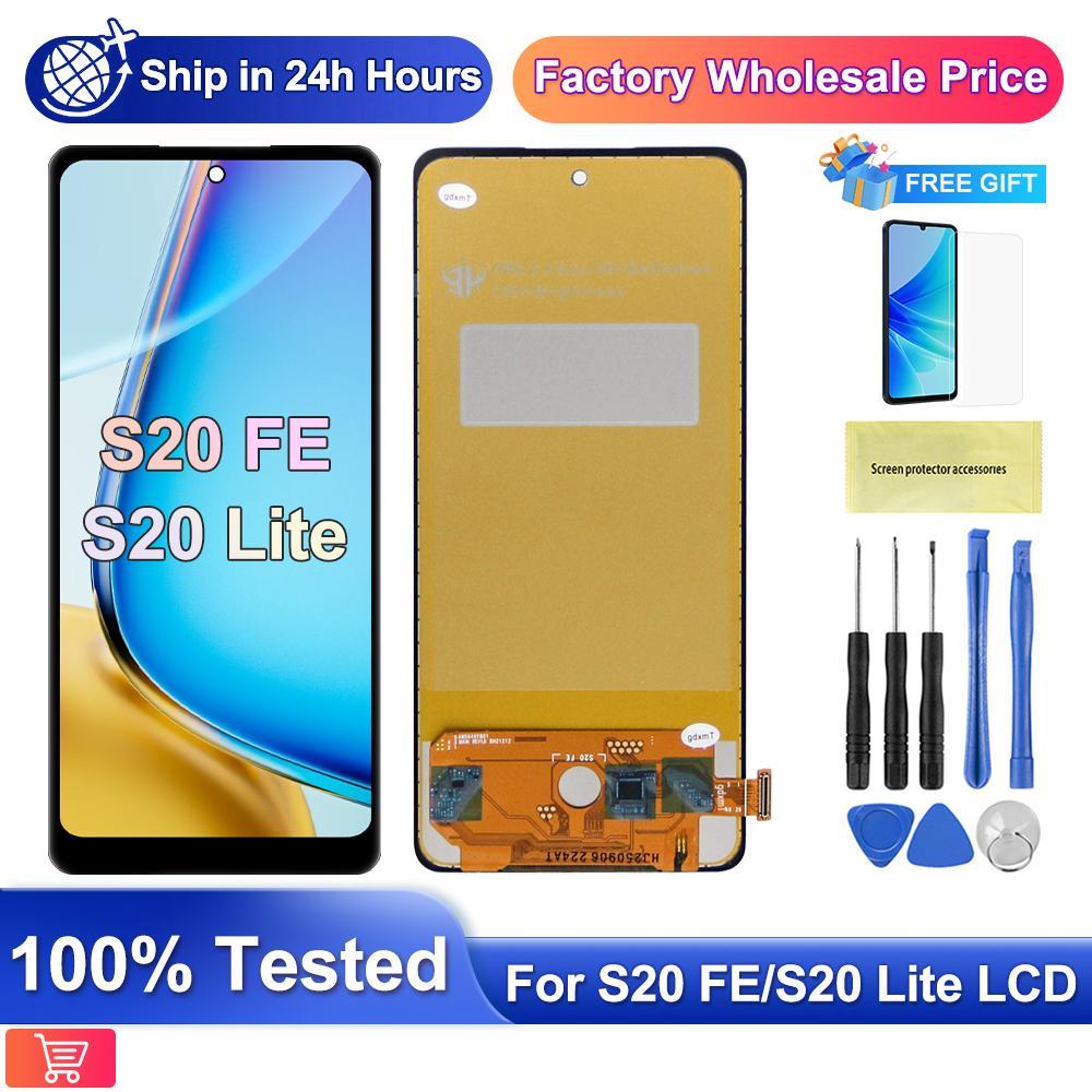TFT S20FE LCD สําหรับ Samsung S20 FE SM-G781 G7810 G781U G781B จอแสดงผล LCD หน้าจอสัมผัส Digiziter พ