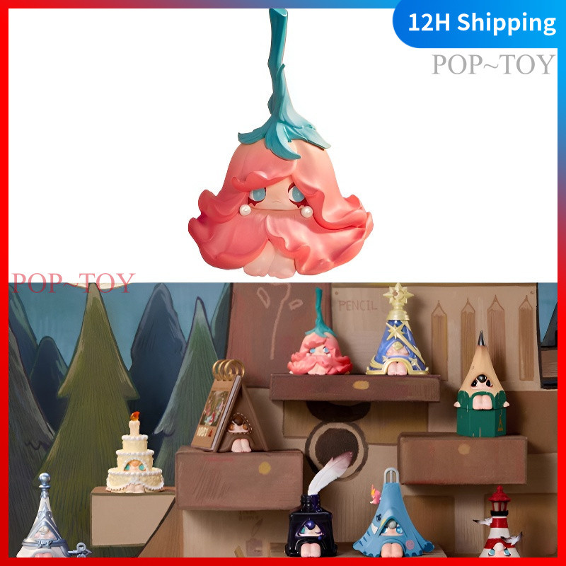 POPMART 1001MOONS Hatti Where's the elephant slide Series Figures pop mart Hatti Blind box collectible figurine decorative gift