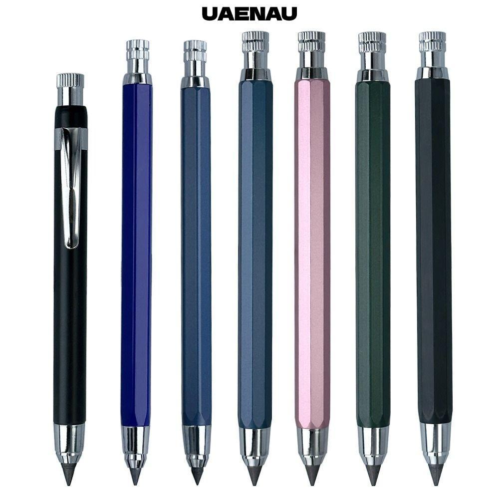 UAENAU ดินสออัตโนมัติ, 4.0 มม.โลหะดินสอ,คุณภาพสูงวาดเครื่องมือเขียน Sketch Comics Design 2B/4B/6B/8B