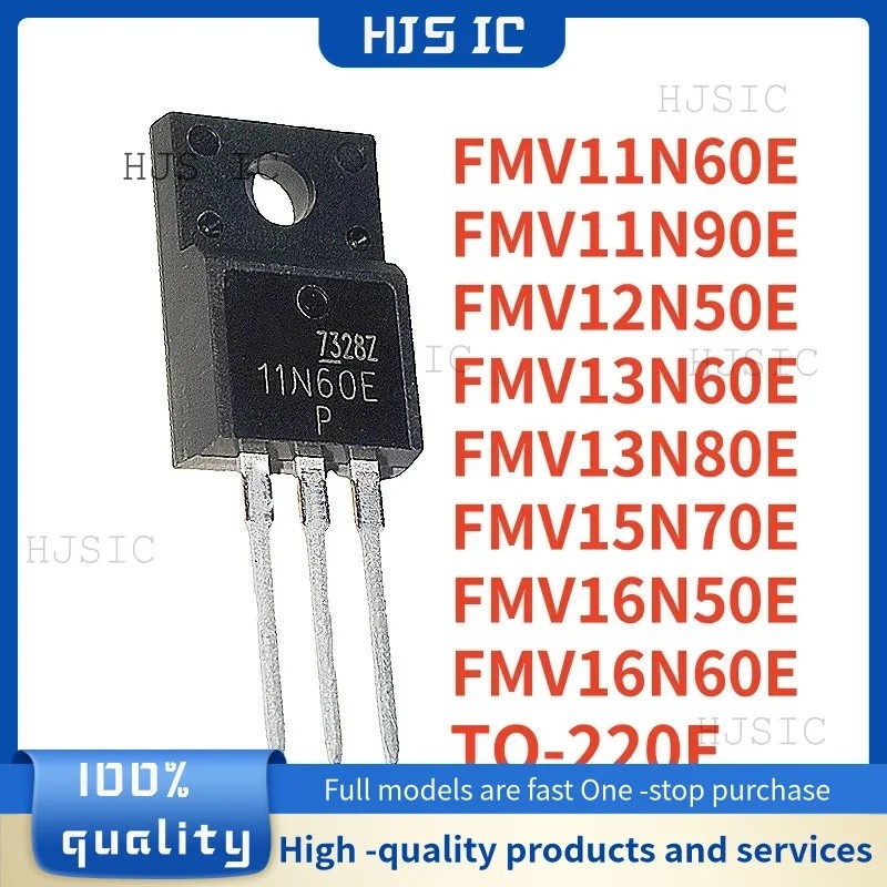 5PCS FMV 11N60E 11N90E 12N50E 13N60E 13N80E 15N70E 16N50E 16N60E TO-220F FMV11N60E ทรานซิสเตอร์ FMV1