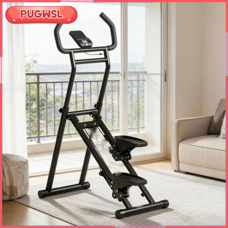 [pugwsl] ปรับ Stepper Fitness Trainer บ้านบันได Climber Cardio เครื่องออกกําลังกายที่มีระดับความต้าน