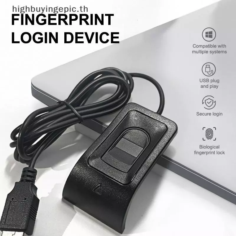 HETH สําหรับ Windows 10 11 USB เครื่องอ่านลายนิ้วมือลายนิ้วมือ Biometric ลายนิ้วมือ Login Windows รหัสผ่านฟรี Operation HETH thumbnail 3