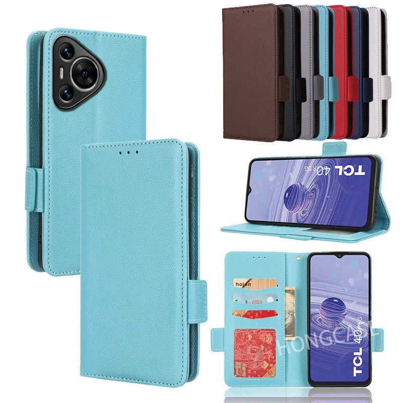 เคสโทรศัพท์สําหรับ﻿ Huawei Pura 90 90S S Pro Max Pura90 PM 4G 5G 2026 Flip Casing Lychee Pattern Lea