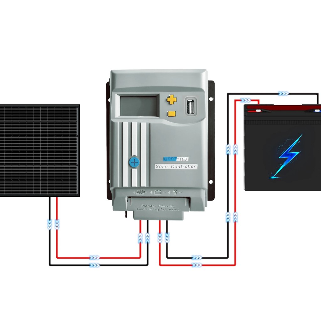 อัปเดต!Hot 10A/20A/30A/40A MPPT Solar Charger Controller 12V/24V AUTO พร้อม WIFI หรือ Bluetooth MPPT