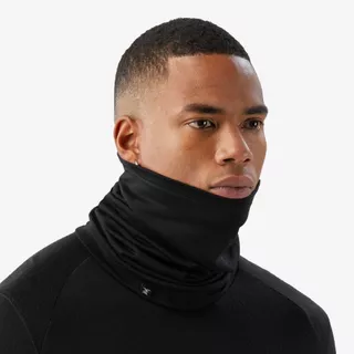 Decathlon Merino Wool Trekking Neck Warmer, Mt500 ที่อุ่นคอผ้าขนแกะเมอริโนสำหรับใส่เดินป่าเทรคกิ้ง รุ่น Mt500 - Black