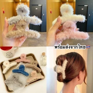 พร้อมส่งจากไทย กิ๊บหนีบผมขนมิ้งสไตล์เกาหลีลุคอ่อนโยนน่ารัก ขนาด11cm VitalHome