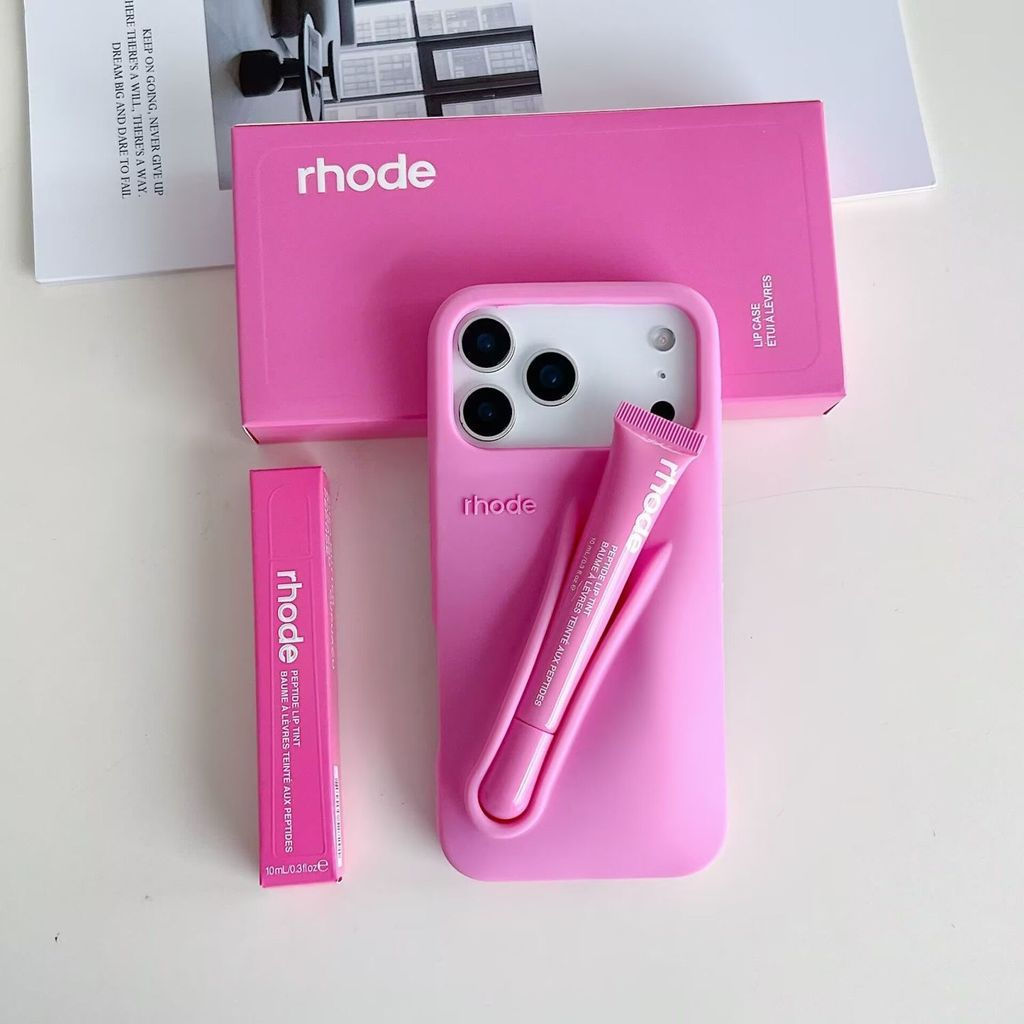 New Product#rhode Lipstick phone case applicable iphone17/16/14Trendy iPhone case15/14pro/13Soft12Y