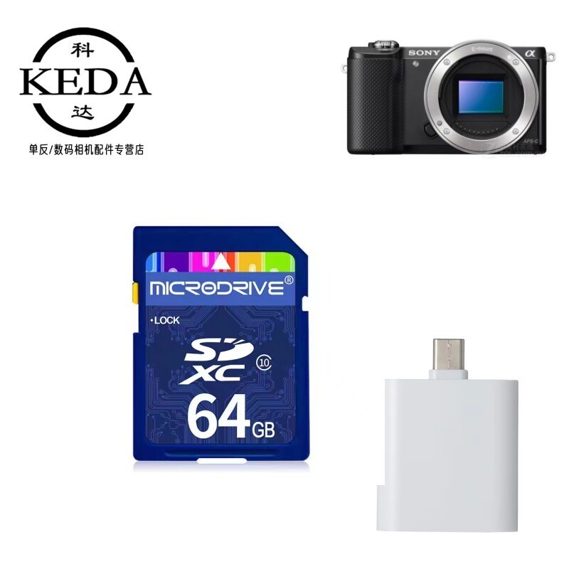 เหมาะสําหรับกล้อง Mirrorless Sony WX300 WX350 WX500 HX350 HX400 การ์ดหน่วยความจํา 64G