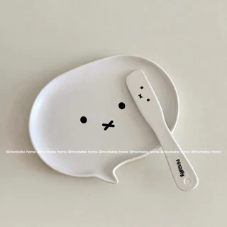 จานเซรามิก insจานmiffy พร้อมส่ง