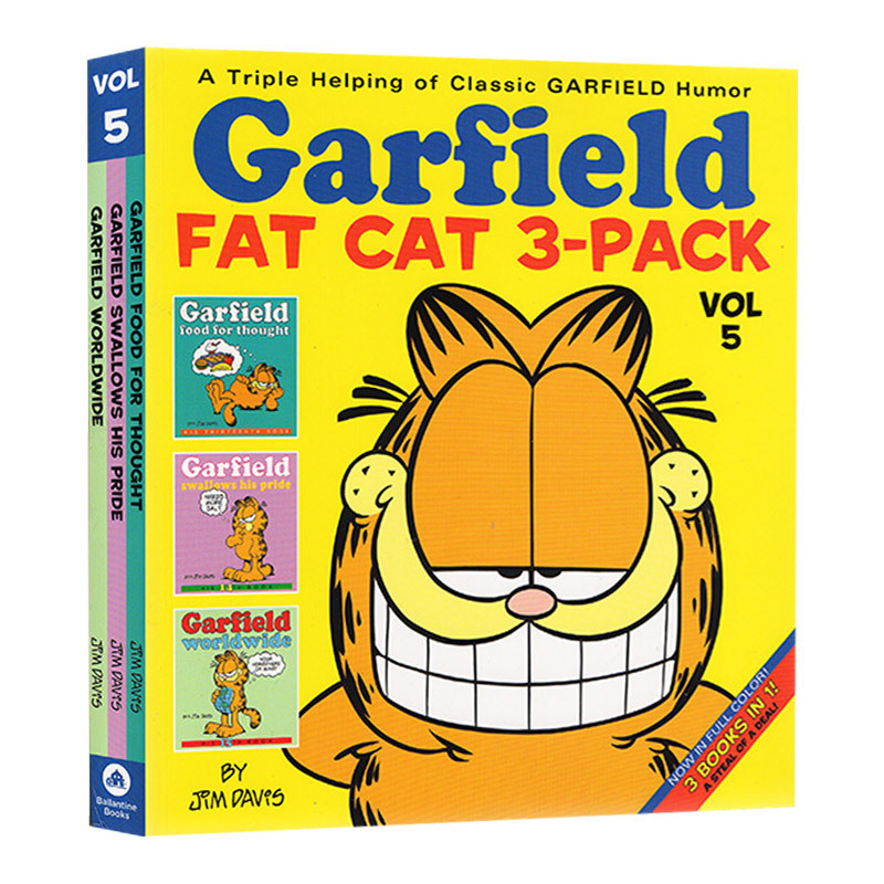 เล่ม 5 garfield Text cat53fatpack garfield Comic Text Book XYOM
