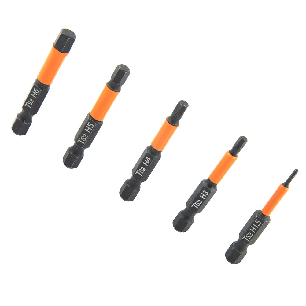 【DOLLDOLL】Screwdriver 1pc 50mm Length Alloy Steel For DIY Hexagon Screwdriver Bit