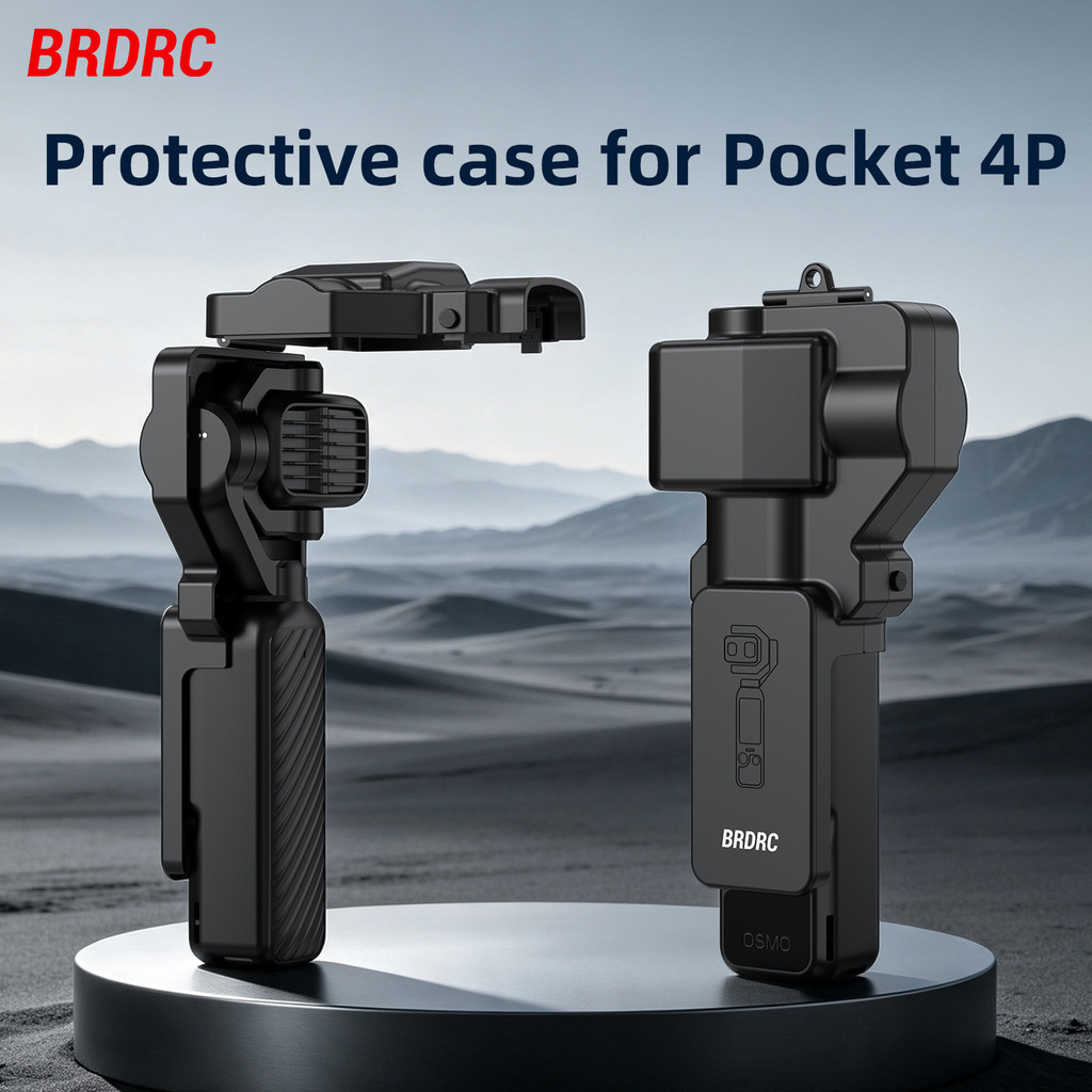 สําหรับ DJI OSMO Pocket 4P Half Pack เคสป้องกันกันฝุ่นและฝาครอบป้องกันการตกกล่องเก็บหน้าจอเลนส์อุปกรณ์เสริม